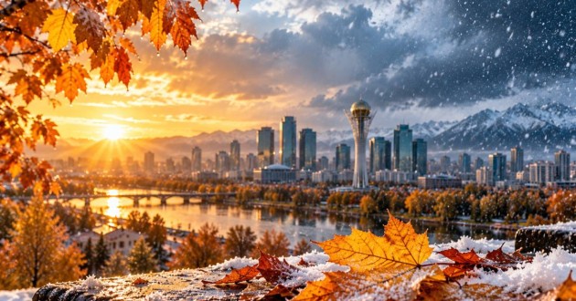 Погода в Казахстане на 30 октября: до +20°C, сильный ветер и дождь со снегом