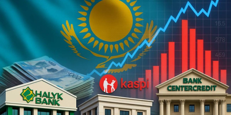 Банки Казахстана 2025: падение доходности и скрытые риски.