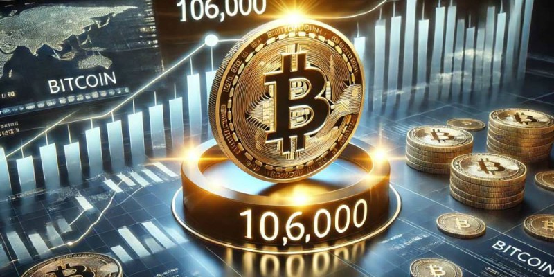 Стоимость биткоина впервые превысила 106 тысяч долларов.