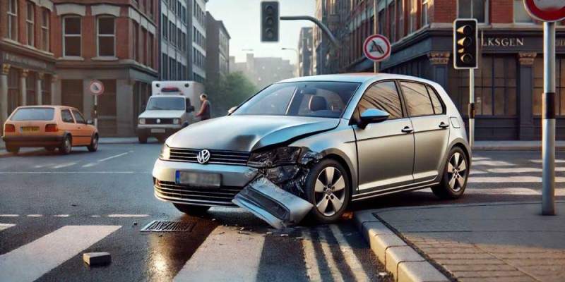 ДТП с участием автобуса и легковых автомобилей в Астане.