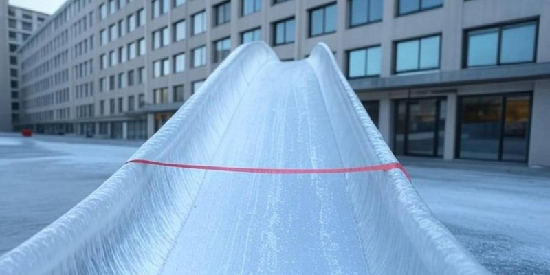 В Костанае закрыли ледяные горки из-за теплой погоды.
