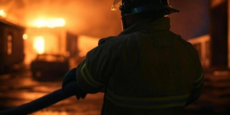 Пожар в Петропавловске: более трех часов борьбы с огнем.