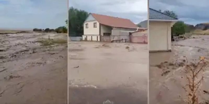 Стихийное бедствие в Алматинской области: село Бериктас пострадало от грязевого потока.