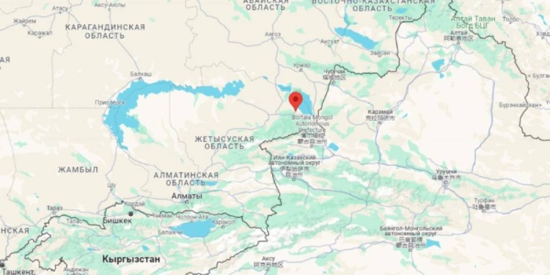 Землетрясение произошло ночью недалеко от озера Алаколь.
