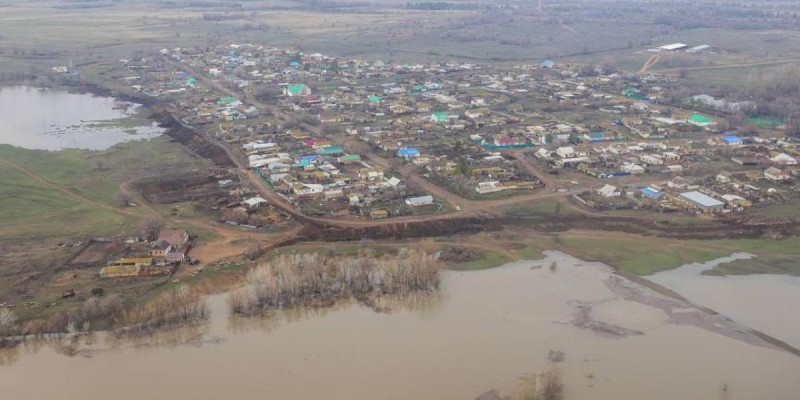 Усиление паводков в Северо-Казахстанской области.