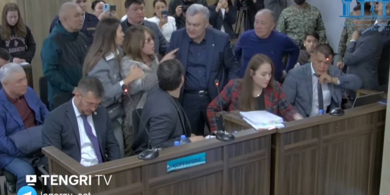 Взрыв эмоций в суде: мать Салтанат Нукеновой обвиняет Бишимбаева.