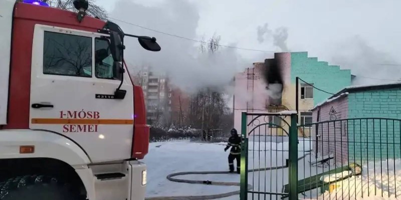 Пожар в детском саду Семея успешно ликвидирован.