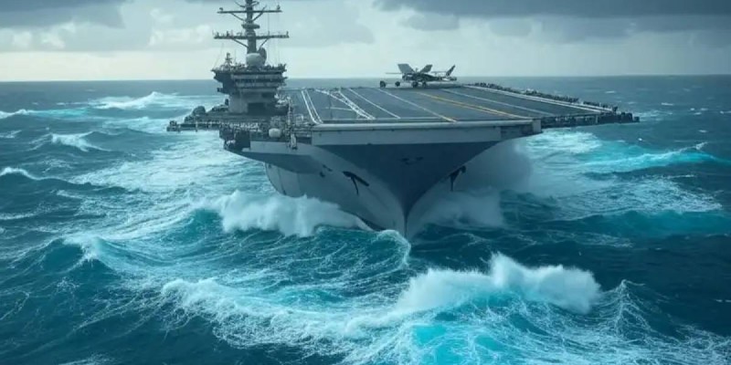 Истребитель США F/A-18 Hornet упал в Красное море с авианосца.