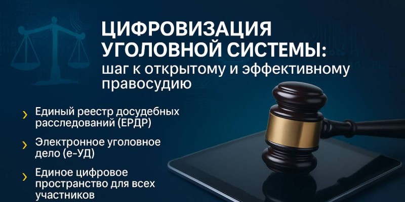 Цифровизация уголовной системы Казахстана: как технологии меняют правосудие.