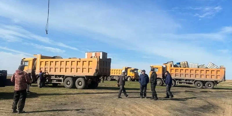 Начало строительства жилья для жертв паводков в Костанайской области.