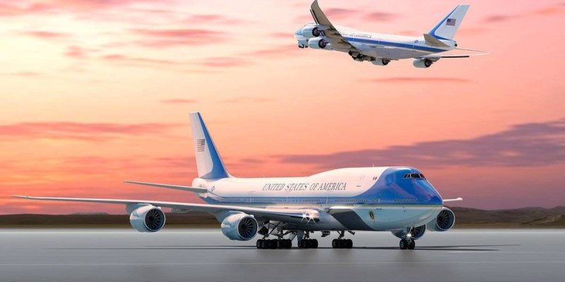 Boeing с Трампа чуть не врезался в другой самолет в небе над Нью-Йорком