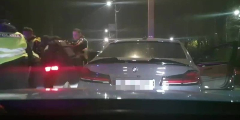 Погоню за пьяным водителем в Таразе показали полицейские