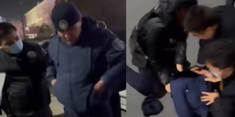 Полицейский попытался сбежать от КНБ в Туркестане