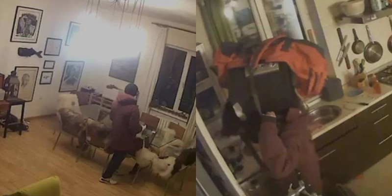 Вор пытался утащить сейф на троллейбусе в Алматы: ВИДЕО