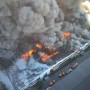 Крупный пожар в Астане: горит рынок “Шанхай“