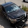Перепутала педали: девушка попала в ДТП во время сдачи экзамена на водительские права (ВИДЕО)