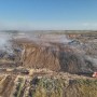 Пожар на мусорном полигоне в Астане: к тушению привлекли 120 человек и 150 единиц техники