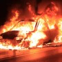 Три человека заживо сгорели в результате аварии в Акмолинской области