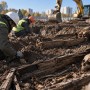 В Петропавловске строители обнаружили человеческие останки XIX века