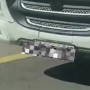 В Карагандинской области водитель грузовика закрыл казахстанские номера грузинскими