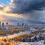 Погода в Казахстане на 19 октября: дожди и порывы ветра до 28 м/с