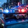 В Алматы 19-летний водитель без номеров пытался скрыться от патрульных