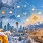 Погода в Казахстане на 25 октября: морозы до -10°C и пыльная буря